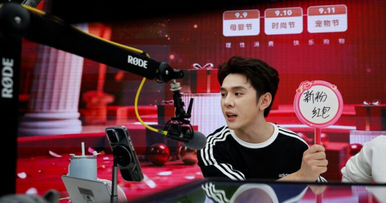 China’s ‘Lipstick King’ confronts slower growth, AI disruption in livestream shopping