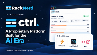 RackNerd Launches ctrl, a Proprietary Platform Built for the AI Era